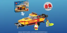 60453: Surfwatch Rescue Boat and Trailer