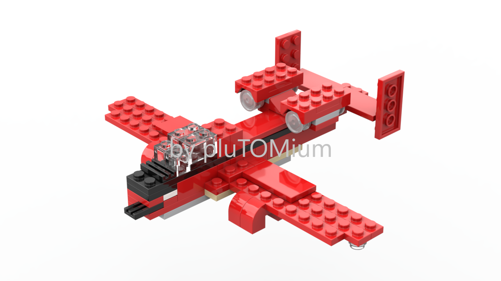 Lego Airplane A-10 Thunderbolt (LEGO 40220 Alternate)