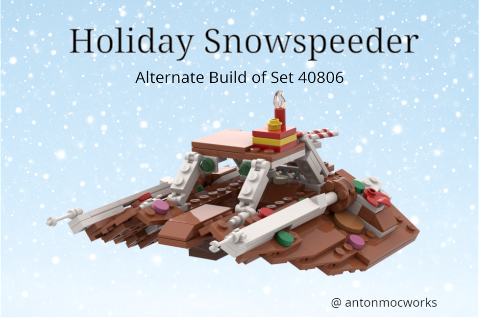 Lego Holiday Snowspeeder