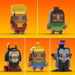 The Emperor's New Groove Custom Brickheadz Collection