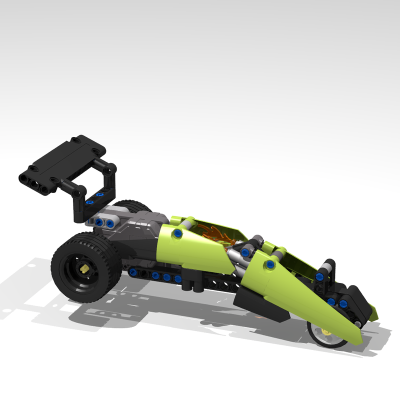Lego Futuristic Pull-Back Car (42103 C-Model)