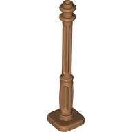 Lego Lamp Post 2 x 2 x 7 with 4 Base Flutes / Medium Nougat