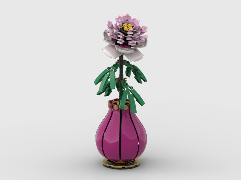 Lego Peony Flower