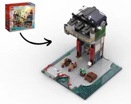 Ninjago City Elevator Part I - 71799 Ninjago City Markets Alt