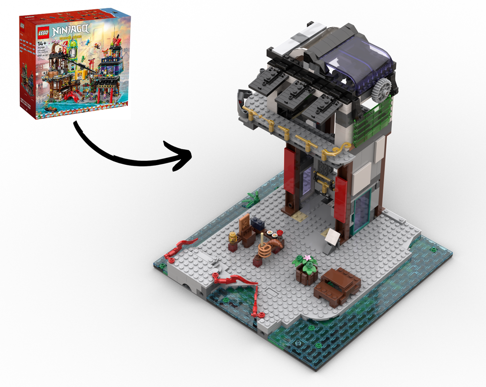 Lego Ninjago City Elevator Part I - 71799 Ninjago City Markets Alt