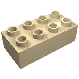 Duplo Brick 2 x 4 / Tan