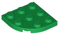 Plate Round Corner 3 x 3