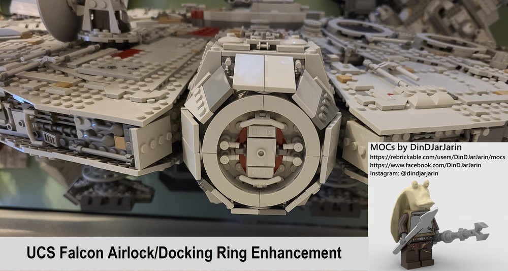 Lego UCS Falcon Airlock/Docking Ring Enhancement