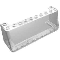Windscreen 3 x 10 x 3 / Trans-Clear