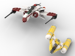 ARC-170 & Y wing fighter