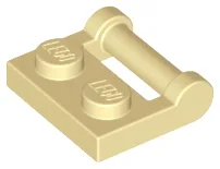 Plate Special 1 x 2 [Side Handle Closed Ends]