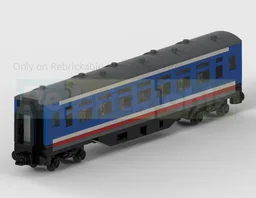 4-Wide BR MK1 Corridor Carriage In Network Southeast Livery