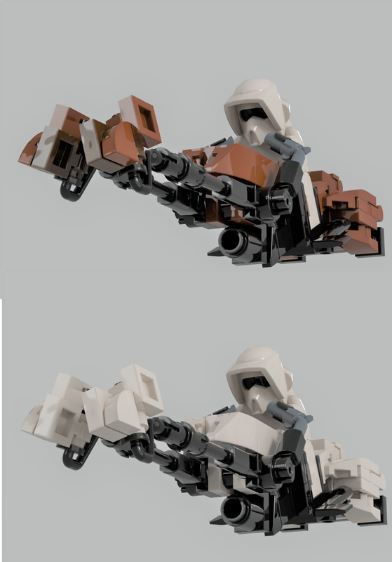 Lego 74-Z Speeder Bike