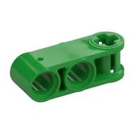 Technic Axle and Pin Connector Perpendicular 3L with 2 Pin Holes / Bright Green