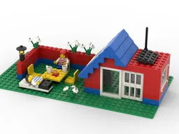 6370 Garden house with big tv