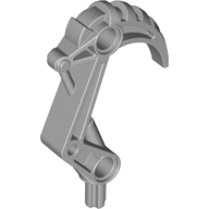 Lego Large Figure Weapon, Claw Hook with Axle / Light Bluish Gray