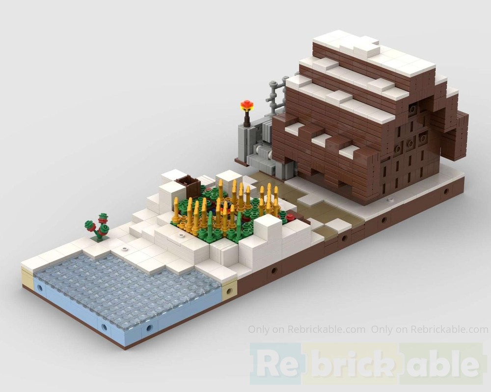 Lego the better snow village D: Snowy_Tundra_Village_Weapon_Smith