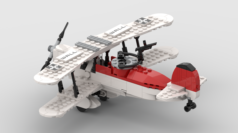 Lego Mod of 7198 Fighter Plane Attack - Stampe SV.4