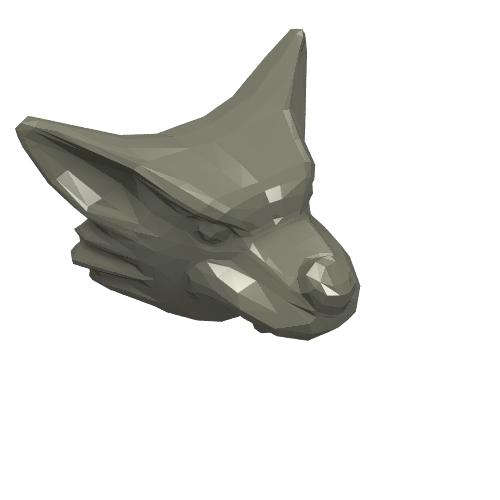 Lego Mask, Werewolf / Dark Gray