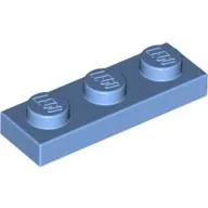 Plate 1 x 3 / Medium Blue