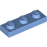 Lego Plate 1 x 3 / Medium Blue