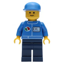 Mechanic, Blue Jacket with Octan Logo, Dark Blue Legs, Blue Cap