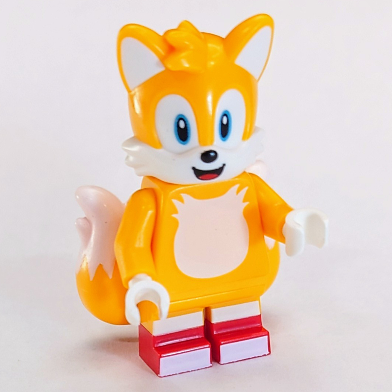 Lego Miles 'Tails' Prower, Open Mouth Smile