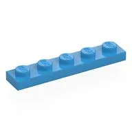 Plate 1 x 5 / Dark Azure