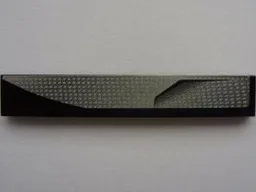 Tile 1 x 6 with Silver Panel and Air Outlet Pattern Model Left Side (Sticker) - Set 8132
