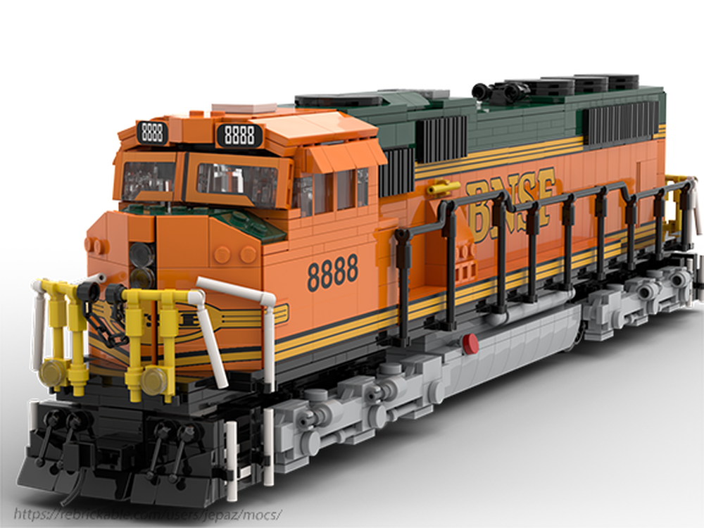 Lego Burlington Northern Santa Fe (BNSF) SD70MAC