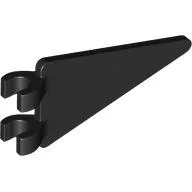 Flag 2 x 4 Triangle / Black