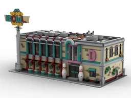 Retro Arcade & Diner - Compatible with Set 910013