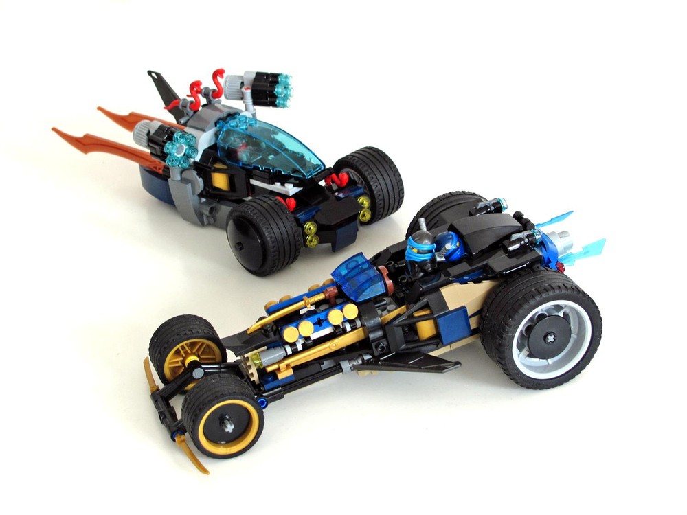 Lego 70622 + 70625 Ninjago Hotrod & Tank