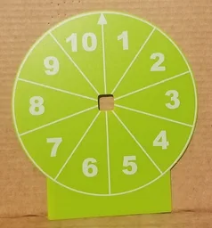 Dial with Numbers Print