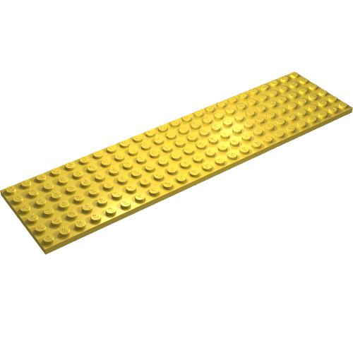 Lego Plate 6 x 24 / Yellow