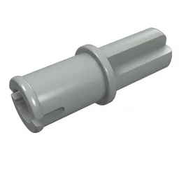 Technic Axle Pin without Friction Ridges Lengthwise / Light Gray