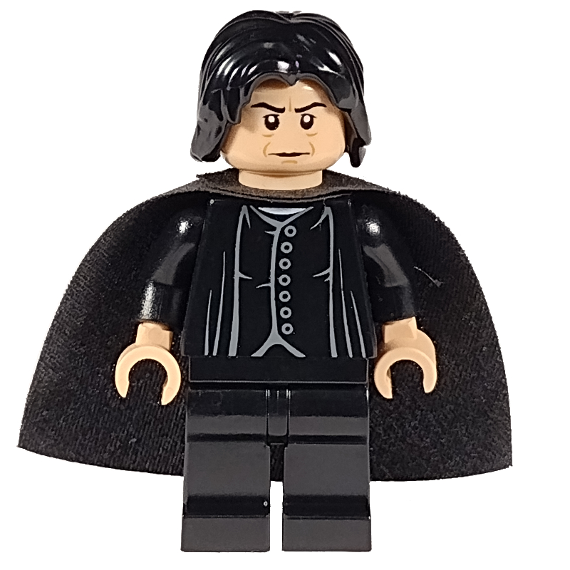 Lego Professor Severus Snape, Black Vest, Cape