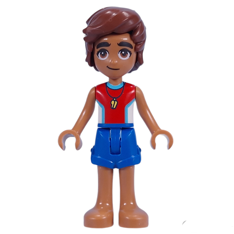 Lego Leo - Red Shirt, Blue Shorts