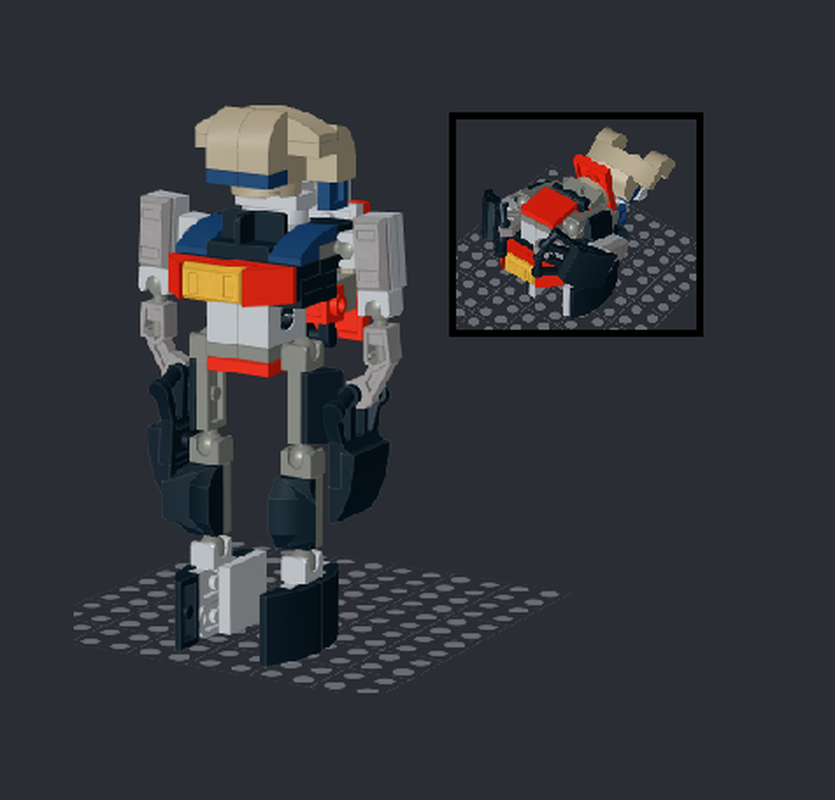 Lego Monster Transformer from set 76169: Thor Mech Armor