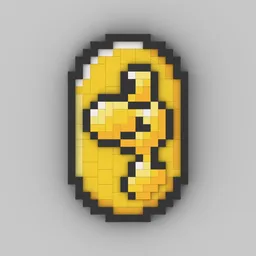 Dragon Coin From Super Mario World (Double Sided)
