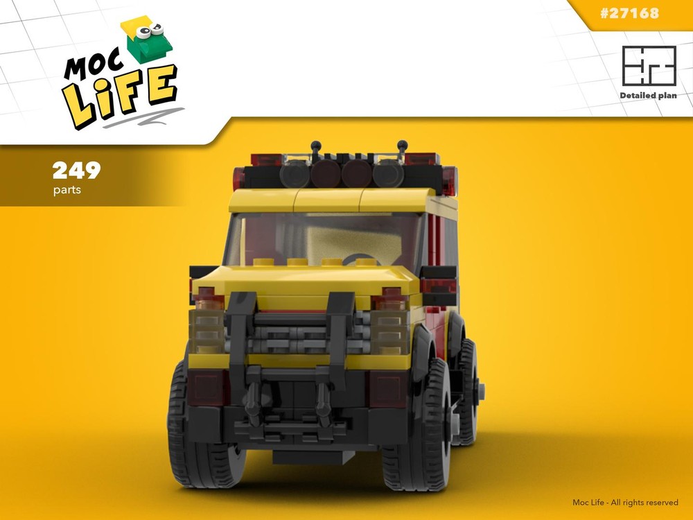 Lego GMC Yukon lifeguard