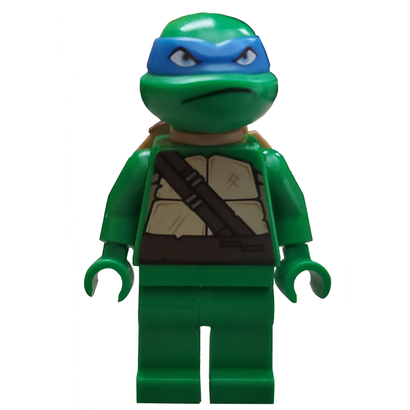 Lego Leonardo with Plain Green Legs