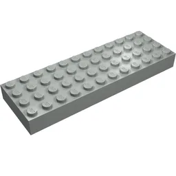 Brick 4 x 12 / Light Gray
