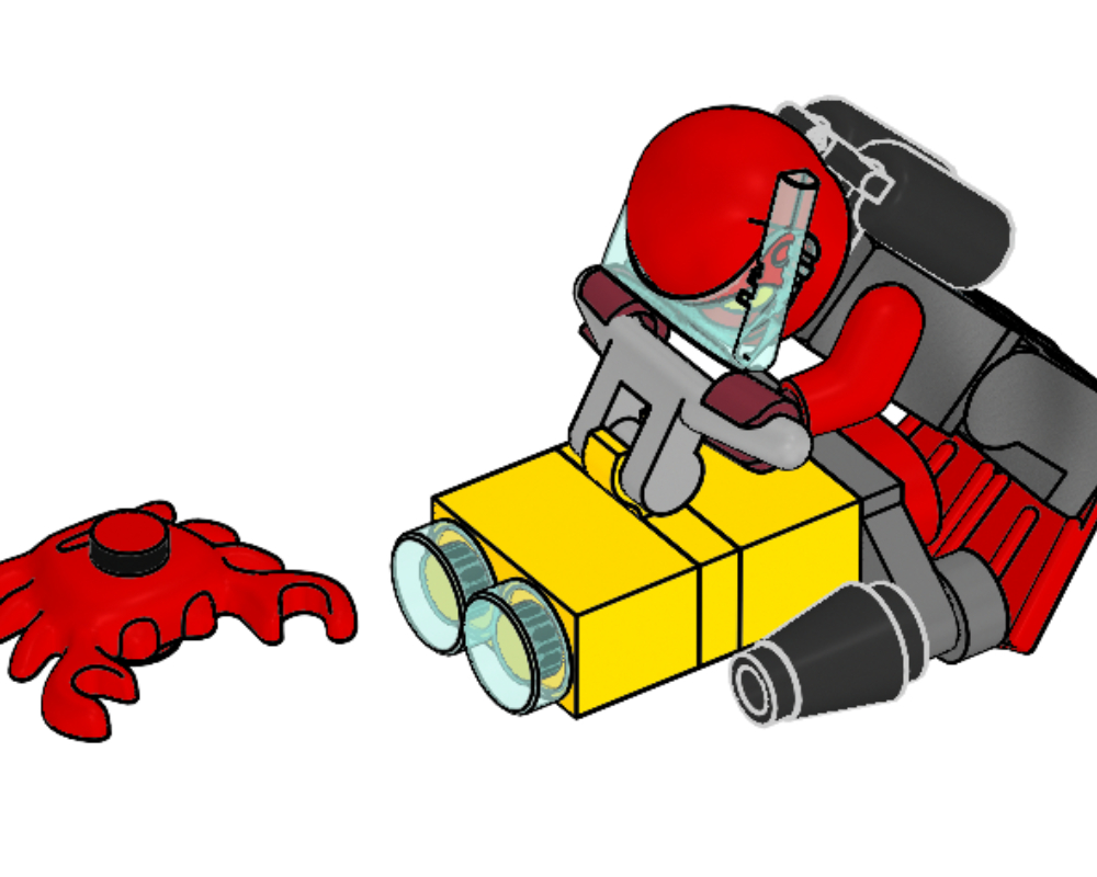 Lego Diver and Crab