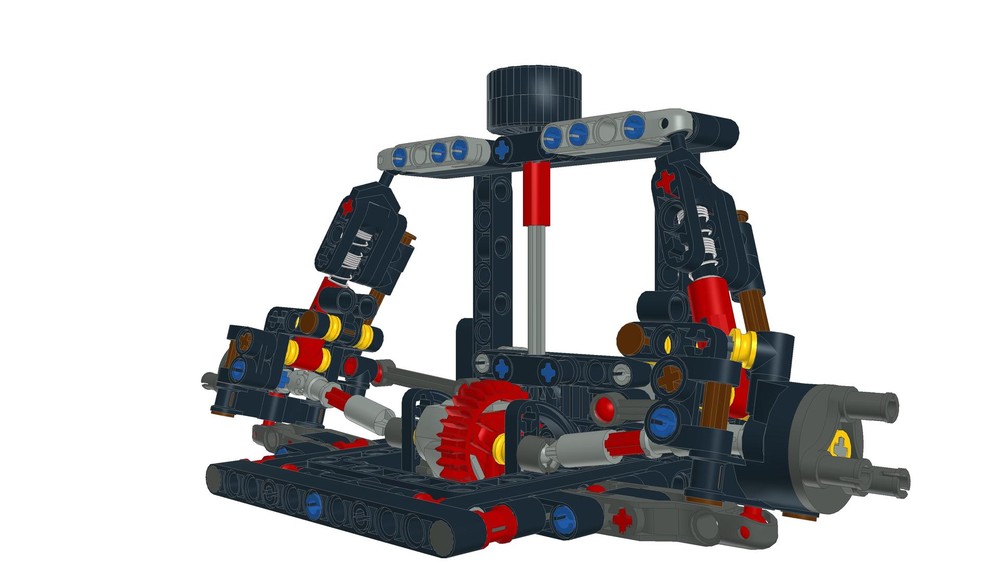 Lego Macpherson Strut Version Two (Inc-Retired Parts) But Gives More Strength