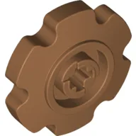 Technic Tread Sprocket Wheel Small 6 Tooth / Medium Nougat