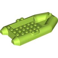 Lego Boat / Rubber Raft / Dinghy 6 x 12 / Lime