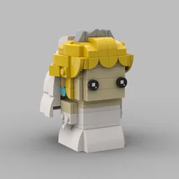 Brickheadz Wedding Dress Princess Peach