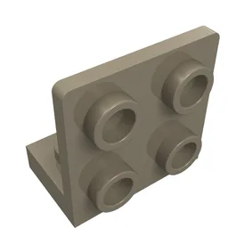 Bracket 1 x 2 - 2 x 2 Inverted / Dark Tan