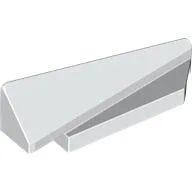 Brick Wedged, Sloped 1 x 5 x 1 1/3 Right / White